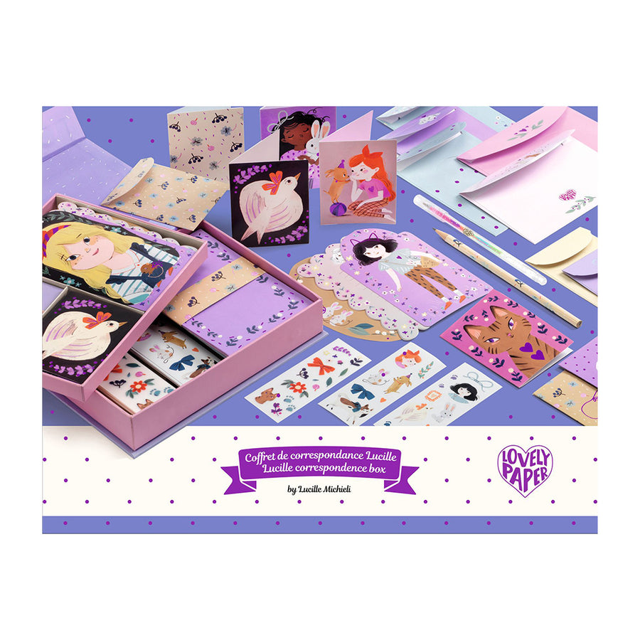 Djeco Lucille office supplies box set