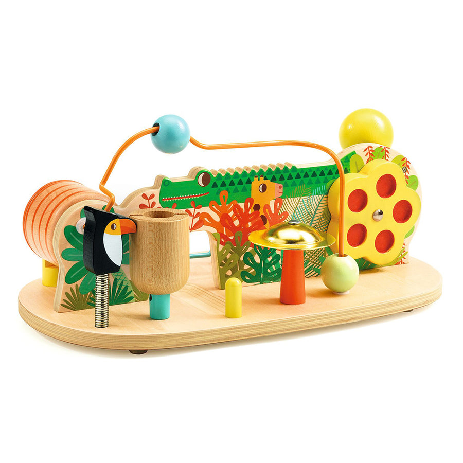 Djeco Wooden Fine Motor Toy with Sounds 