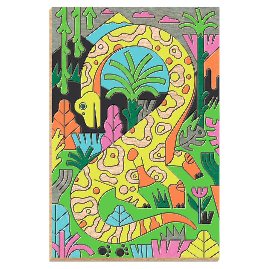 Djeco Painting with markers on a wooden surface 