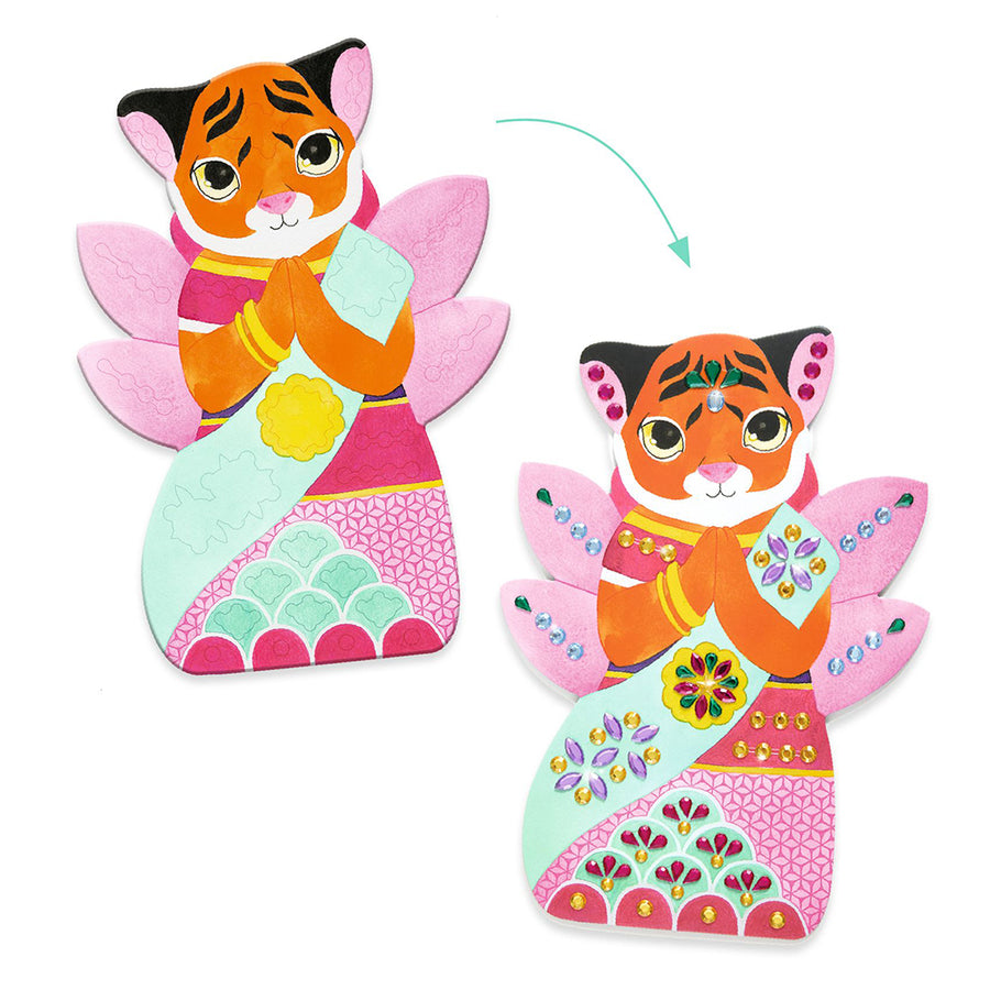 Djeco Decorate with Rhinestone Stickers 