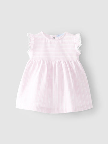 Laranjinha Striped Light Pink Dress