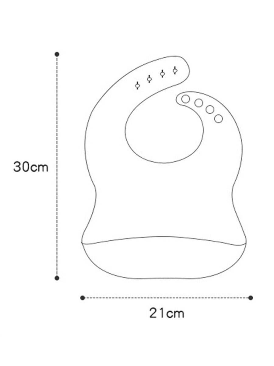 Dinosauria Silicone Bib