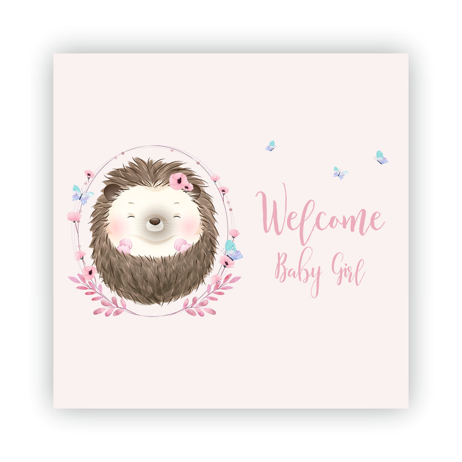 New Baby Girl - Hedgehog