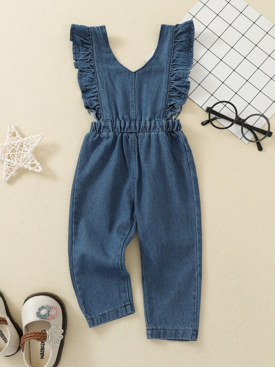 Groovy denim dungarees girls