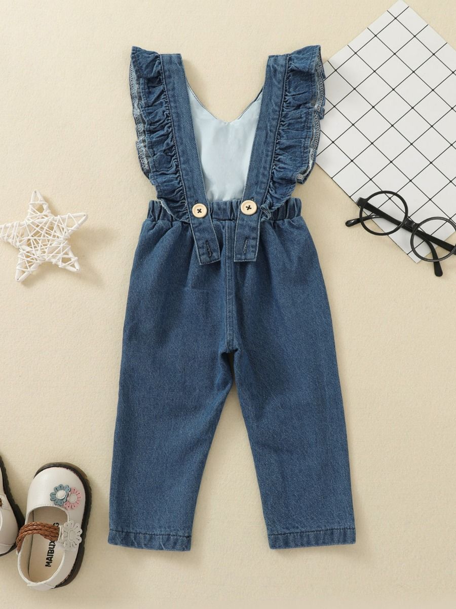 Groovy denim dungarees girls