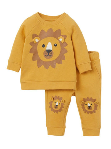 Jungle king lion yellow set top bottom