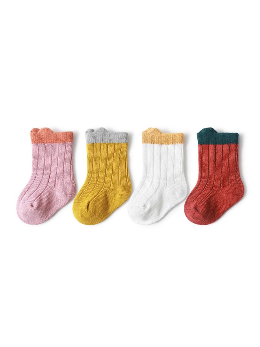 Colourful baby socks set